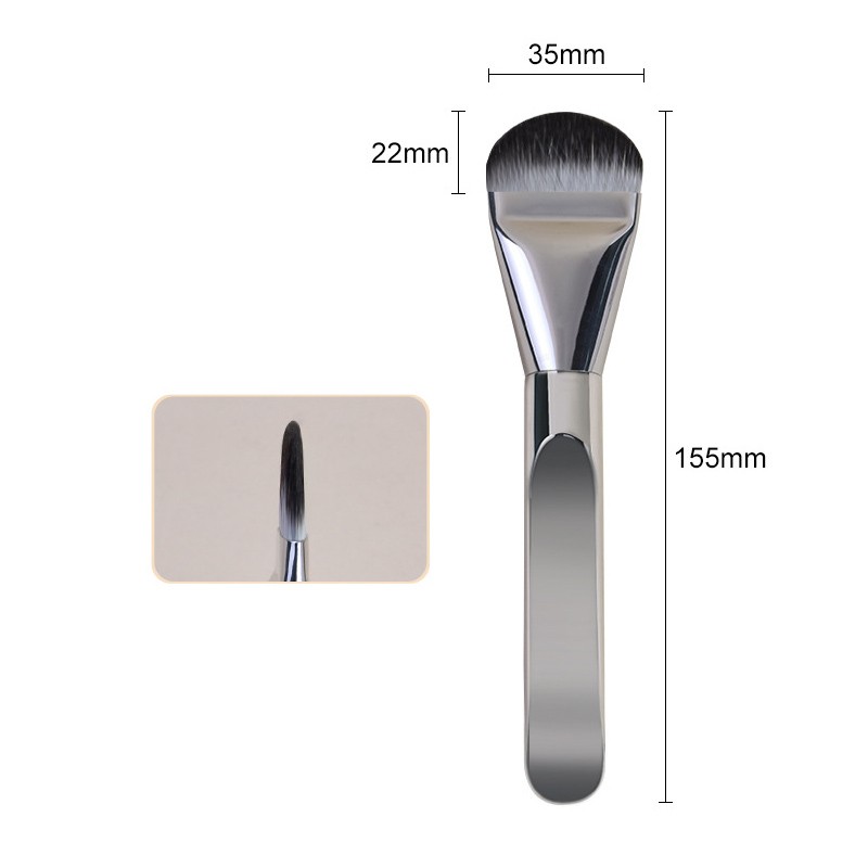 Foundation Brush Manufacturer - OEM Premium Synthetic Flat Multi-Purpose Liquid Cream