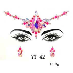 Face Stickers Manufacturer - OEM/ODM Wholesale Party Rhinestone Crystal Eye Body