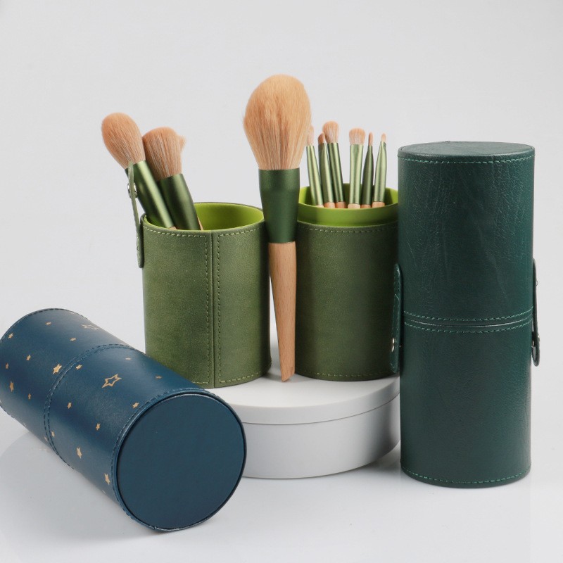 Makeup Brush Holder Manufacturer - OEM/ODM Wholesale Large Leather Travel Portable Case