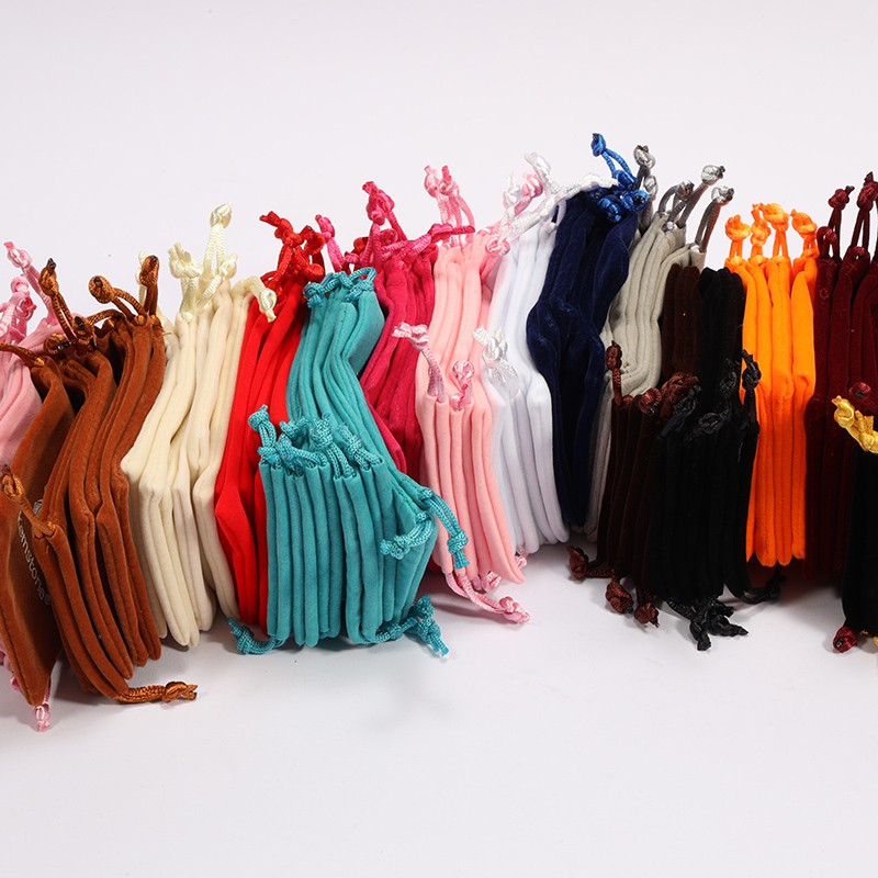 Velvet Pouch Manufacturer - OEM Make up Bag Jewelry Velvet Custom Small Bag