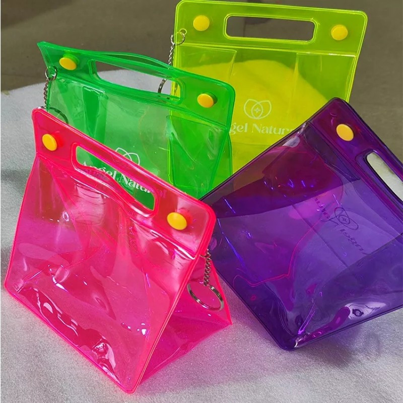 PVC Cosmetic Bag Manufacturer - OEM Custom Logo Color Clear Organizer Pouches Travel