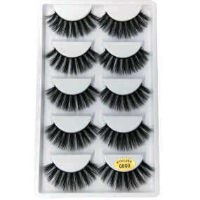 False Eyelashes Manufacturer - OEM/ODM Wholesale G800 Full Strip 3d Mink Packaging Box