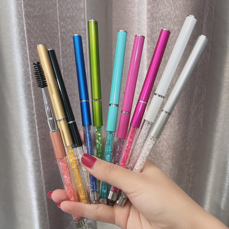 Eyelash Spoolie Brushes Manufacturer - OEM Promotional Private Label 100 MOQ Crystal Mascara