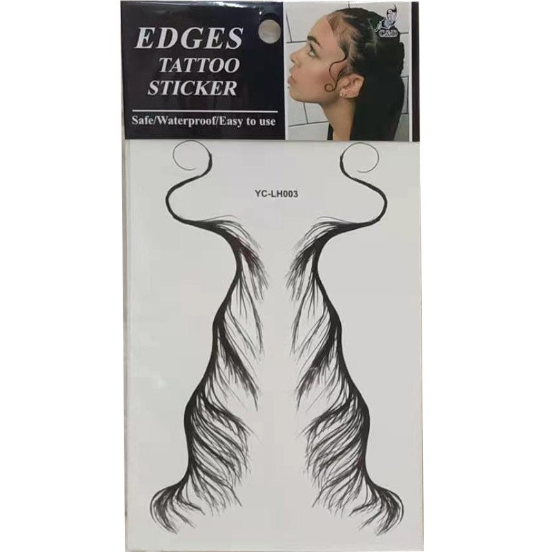 Hair Patch Manufacturer - OEM Wig Tattoo Patch Edge Control 4C Hair Bangs Waterproof