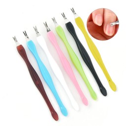 Cuticle Trimmer Manufacturer - OEM Professional Manicure Pedicure Tool Nail Pusher Bulk