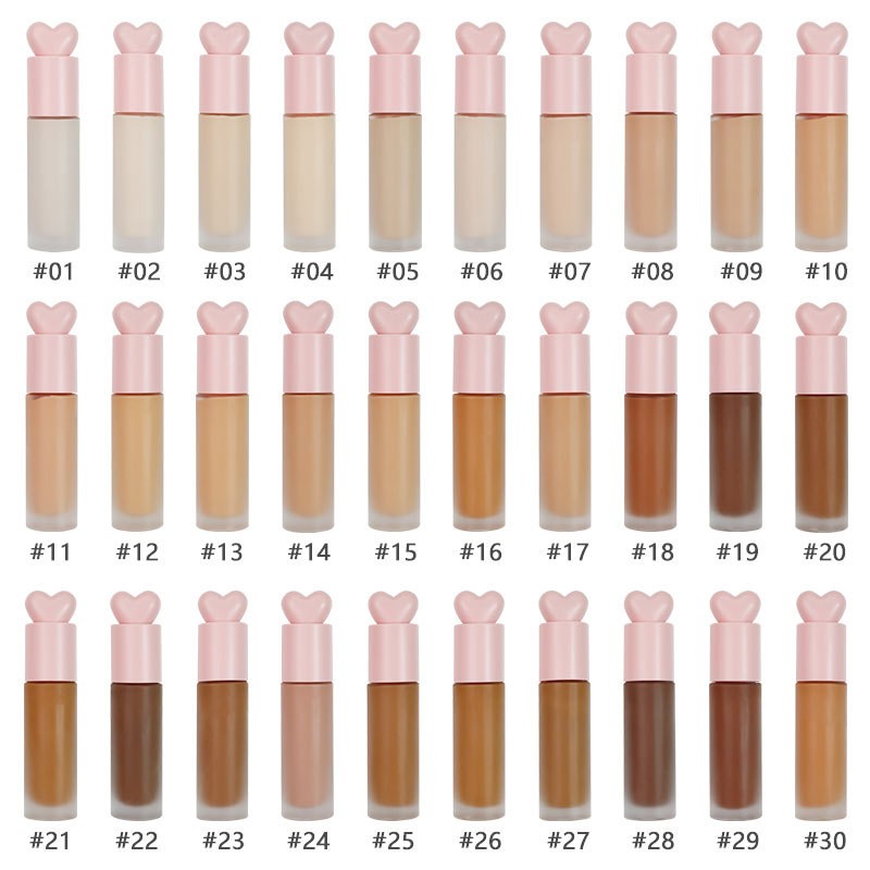 Liquid Foundation Manufacturer - OEM Private Label Cruelty-free 30 Colors Matte Custom