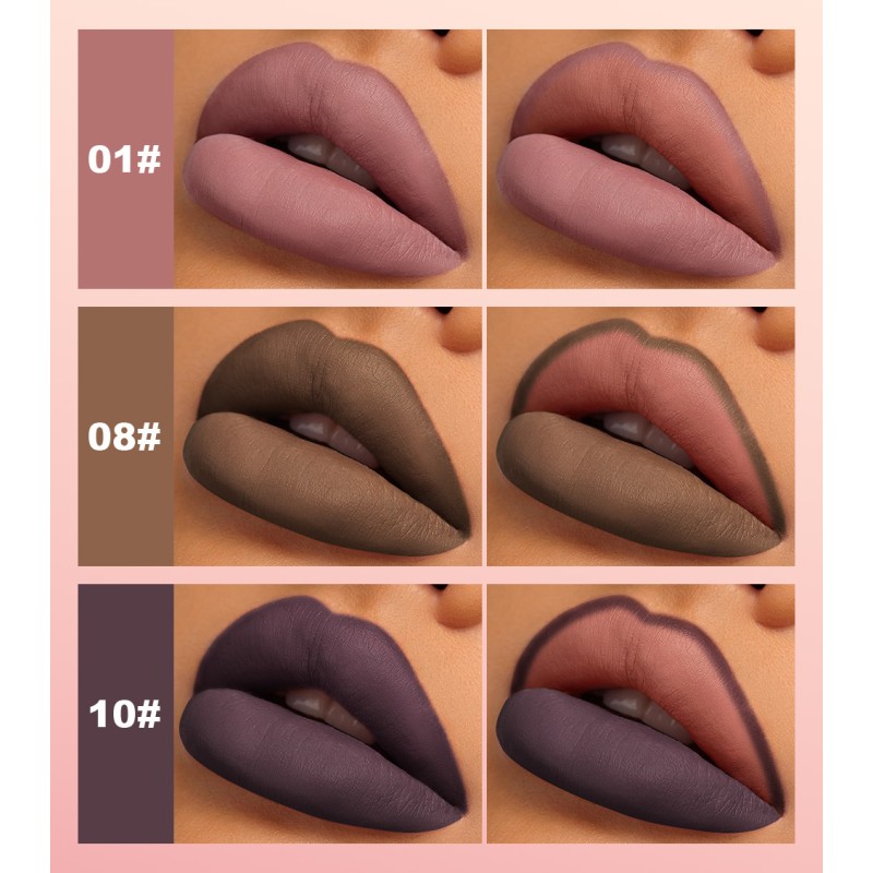 Lip Liner Manufacturer - OEM Private Label Custom Vegan Creamy Brown Matte Waterproof