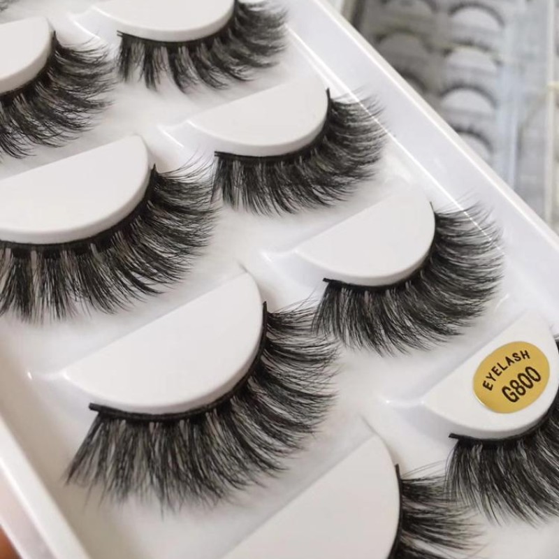 False Eyelashes Manufacturer - OEM/ODM Wholesale Free Sample G800 Natural Thick 3D