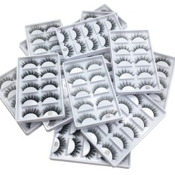 False Eyelash Kit Manufacturer - OEM/ODM Wholesale Cheap Custom G800 5 Pack Natural Thick
