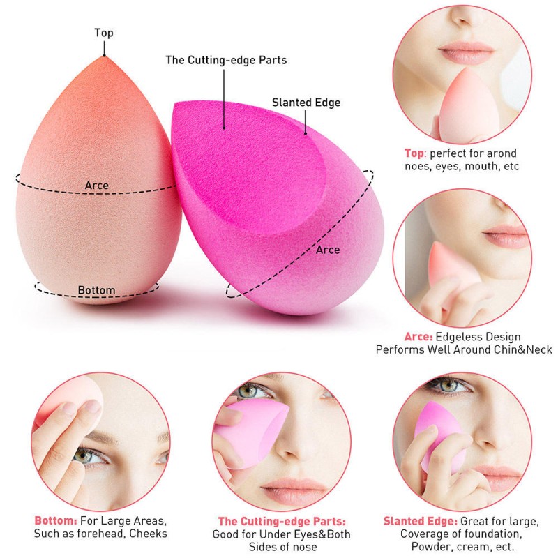 Makeup Sponge Manufacturer - OEM Latex Free Beauty Blender Custom Logo Private Label