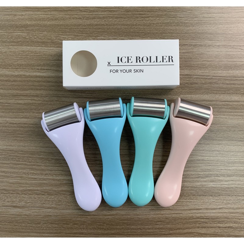 Ice Roller Manufacturer - OEM Skin Cooling Stainless Steel Head Massager Facial