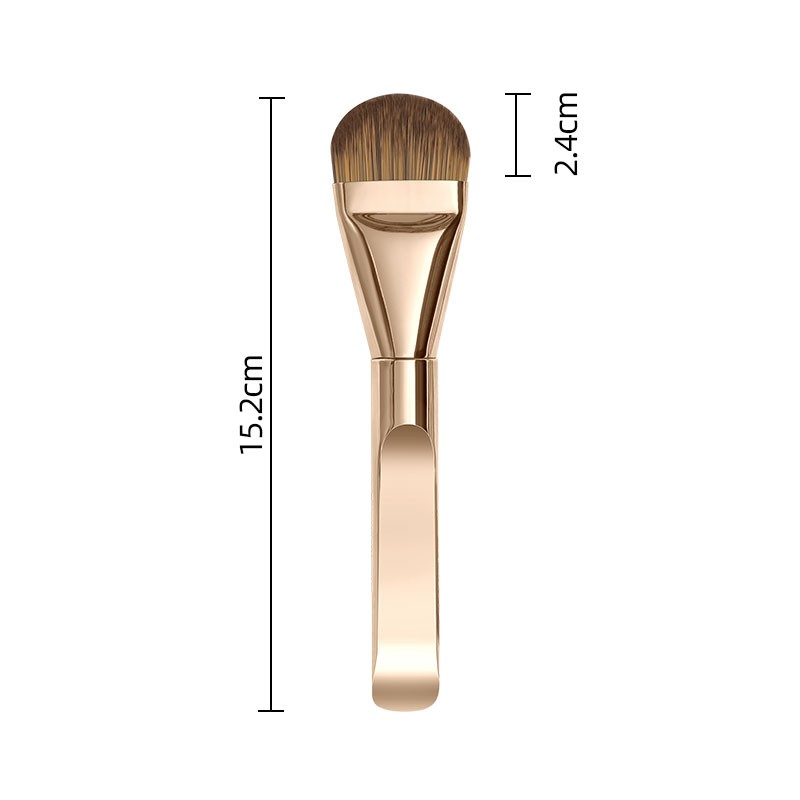 Smudge Brush Manufacturer - OEM Synthetic Hair Metal Handle High-quality Single Makeup