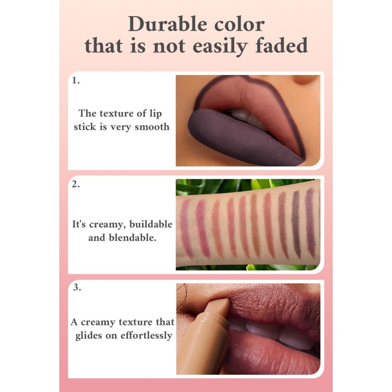 Lip Liner Manufacturer - OEM Private Label Custom Vegan Creamy Brown Matte Waterproof