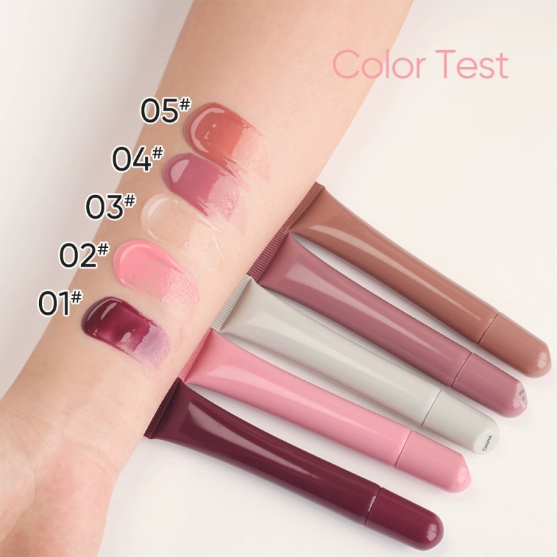 Lip Pomade Manufacturer - OEM 2025 10ML Vegan Moisturizing Pink Bottle Liquid Gloss