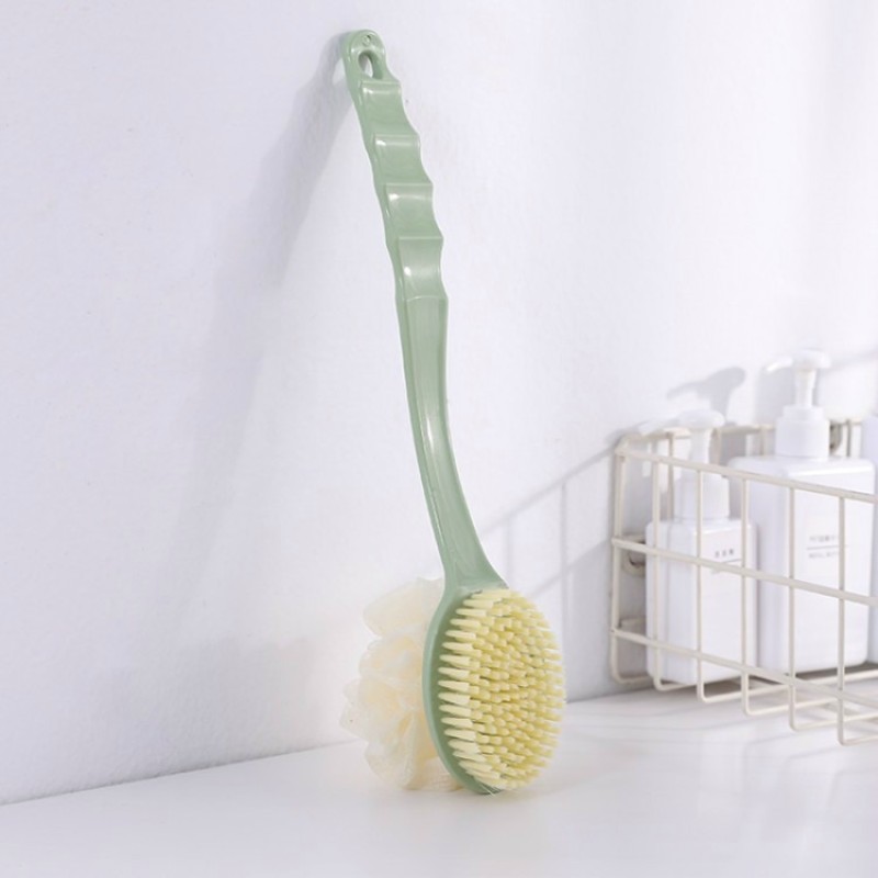 Shower Brush Factory - Soft Exfoliating Long Handle Skin Massager