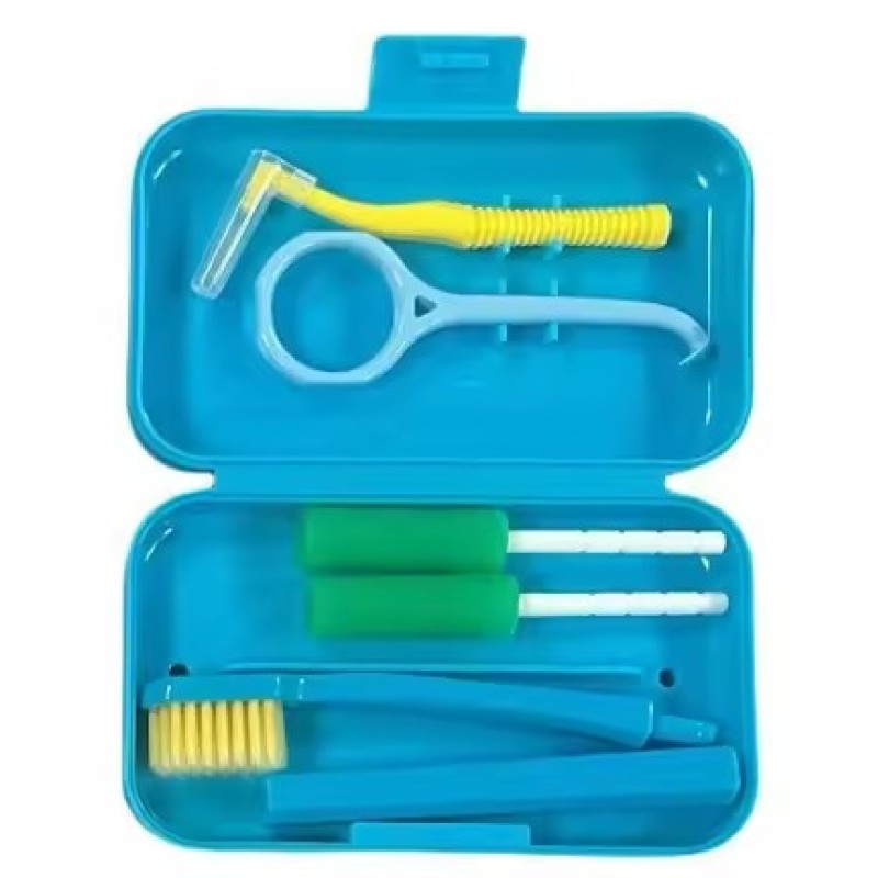 Oral Care Kit Supplier - Portable Plastic Four in One Hygiene