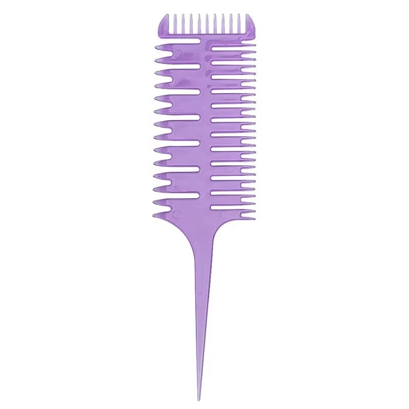 Hair Dye Comb Supplier - Fish Bone Three-sided Sharp Tooth