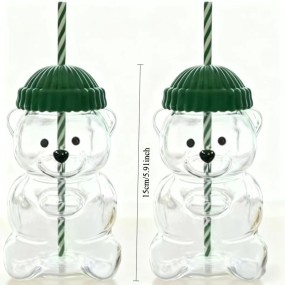 Coffee Mug Supplier - Cute Bear Cartoon Transparent Birthday