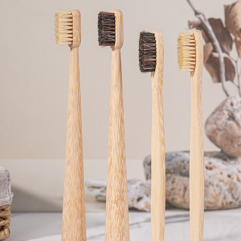 Bamboo Toothbrush Manufacturer - Boar Bristles Eco-Friendly Stand