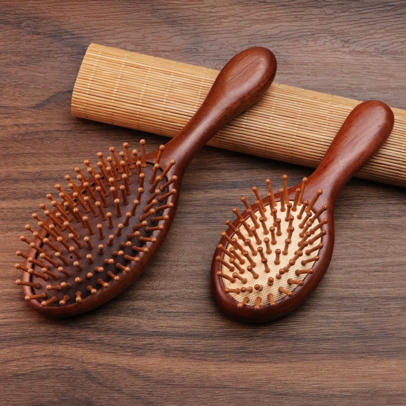 Air Cushion Comb Supplier - Anti Static Sandalwood Curly Hair