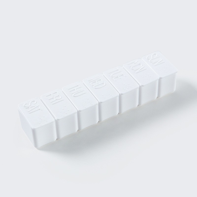 Weekly Pill Box Manufacturer - 7 Lattice Braille Long Strip