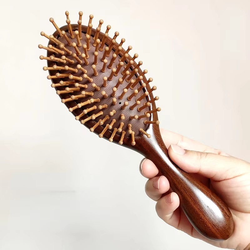 Air Cushion Comb Supplier - Anti Static Sandalwood Curly Hair