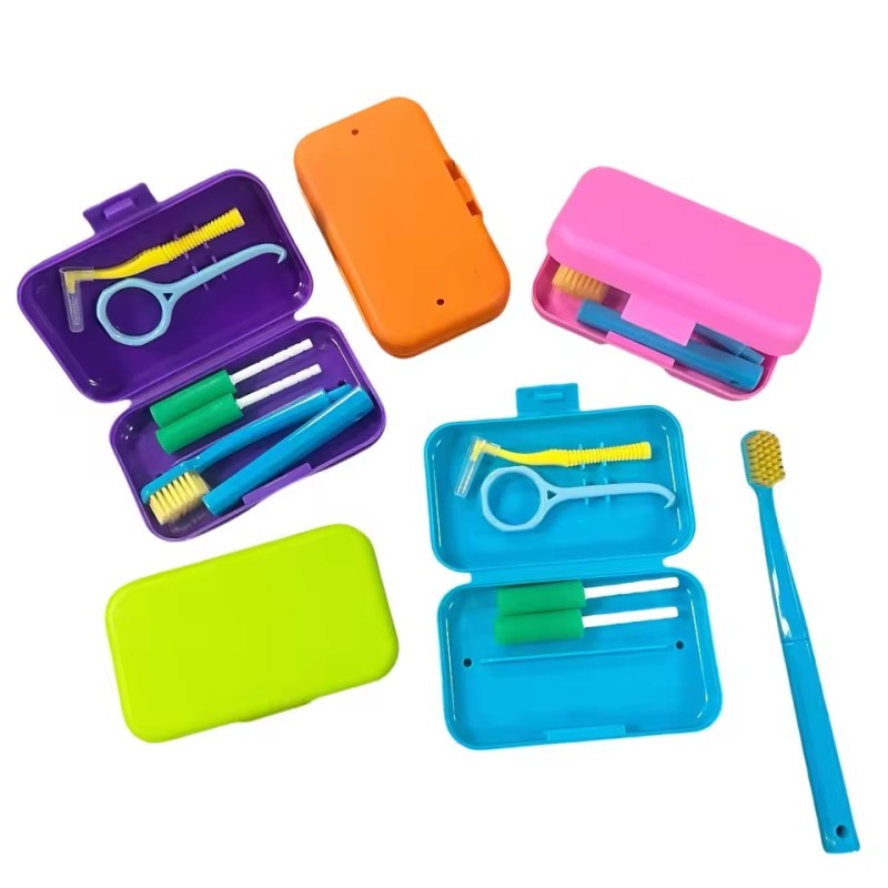 Oral Care Kit Supplier - Portable Plastic Four in One Hygiene