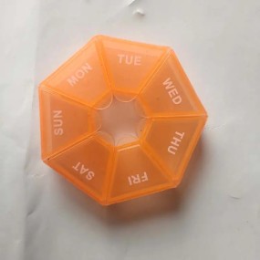 Round Pill Box Manufacturer - Cute 7 Day Medicine Box Custom