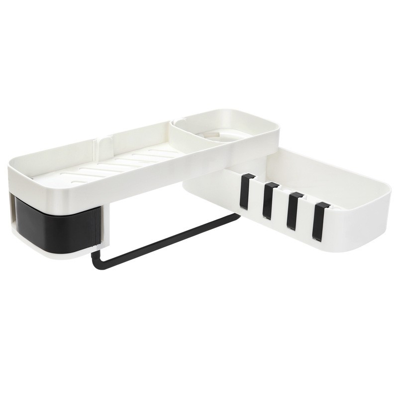 Wall Hanging Rack Factory - Multifunctional Kitchen Bathroom Shelf