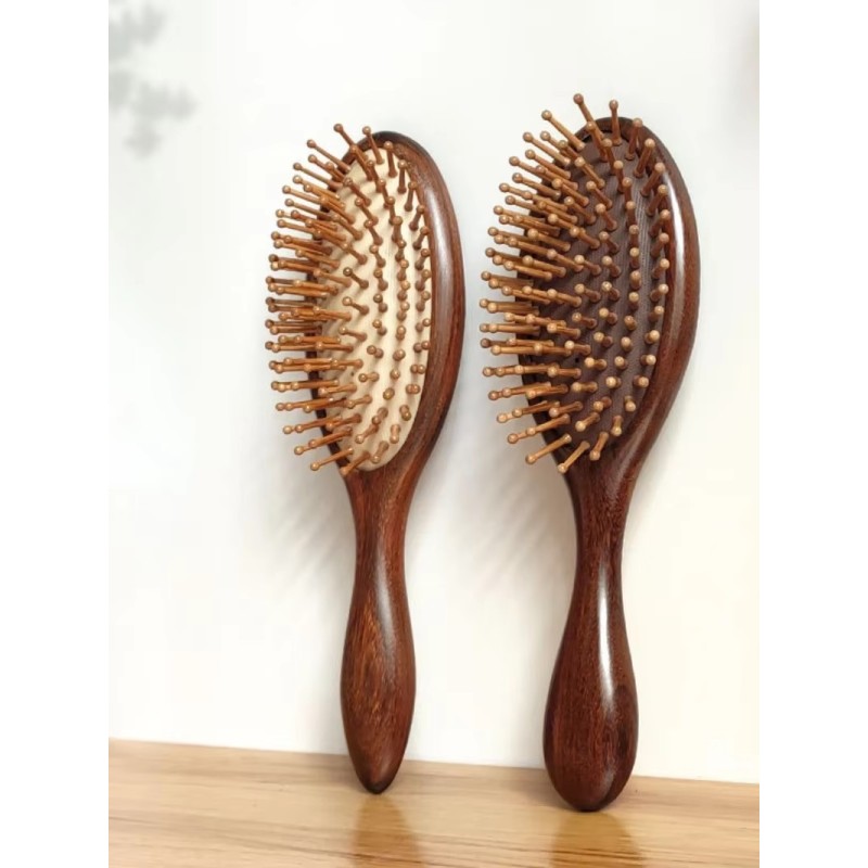 Air Cushion Comb Supplier - Anti Static Sandalwood Curly Hair