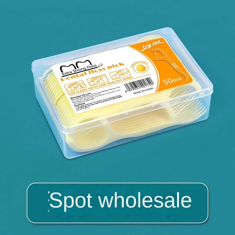 Dental Floss Factory - Ultra-fine Fruit Mint Floss Stick