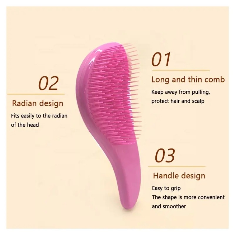 Hairbrush Manufacturer - OEM Custom Logo Gentle Shower Salon