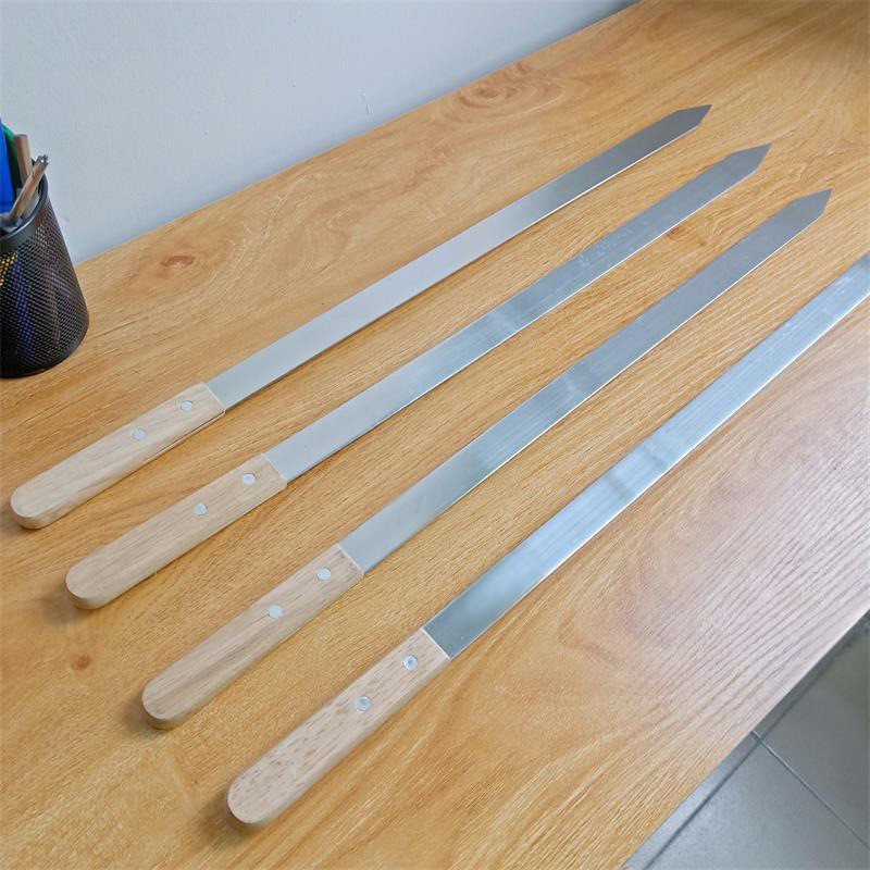 BBQ Skewers Supplier - Large Stainless Steel Oak Wood Handle
