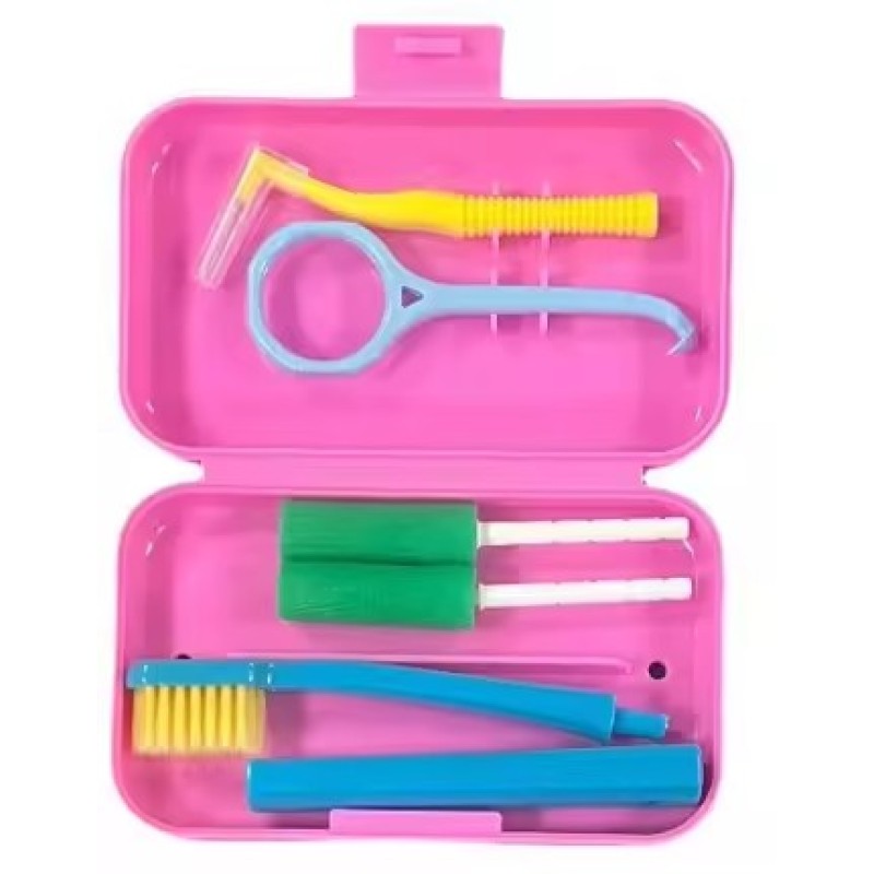 Oral Care Kit Supplier - Portable Plastic Four in One Hygiene