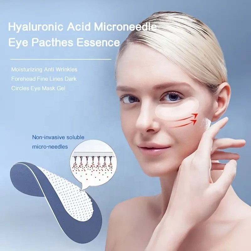 Microneedle Eye Patch Manufacturer - OEM Hyaluronic Acid Anti-Aging Wrinkles Moisturize Repair