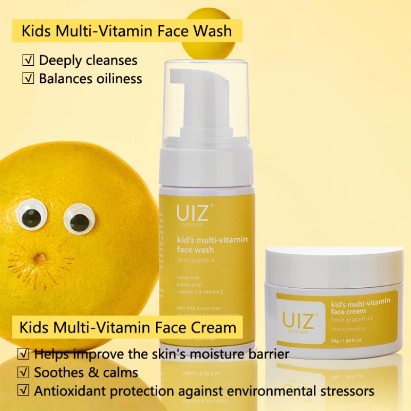Multi-Vitamin Skin Care Set Manufacturer - OEM Private Label 100% Natural Scents Honey Suckle Grapefruit