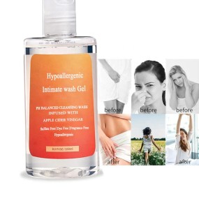 Intimate Cleanser Gel Manufacturer - OEM Odor-Free Hypoallergenic Soothing Non-Irritating PH Balance
