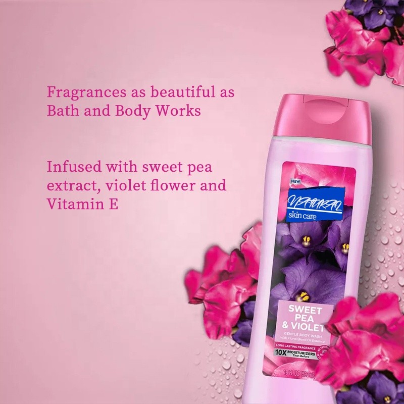 Body Wash Manufacturer - OEM High Quality Cocoa Butter Shea Ocean Breeze Sweetpea Violet