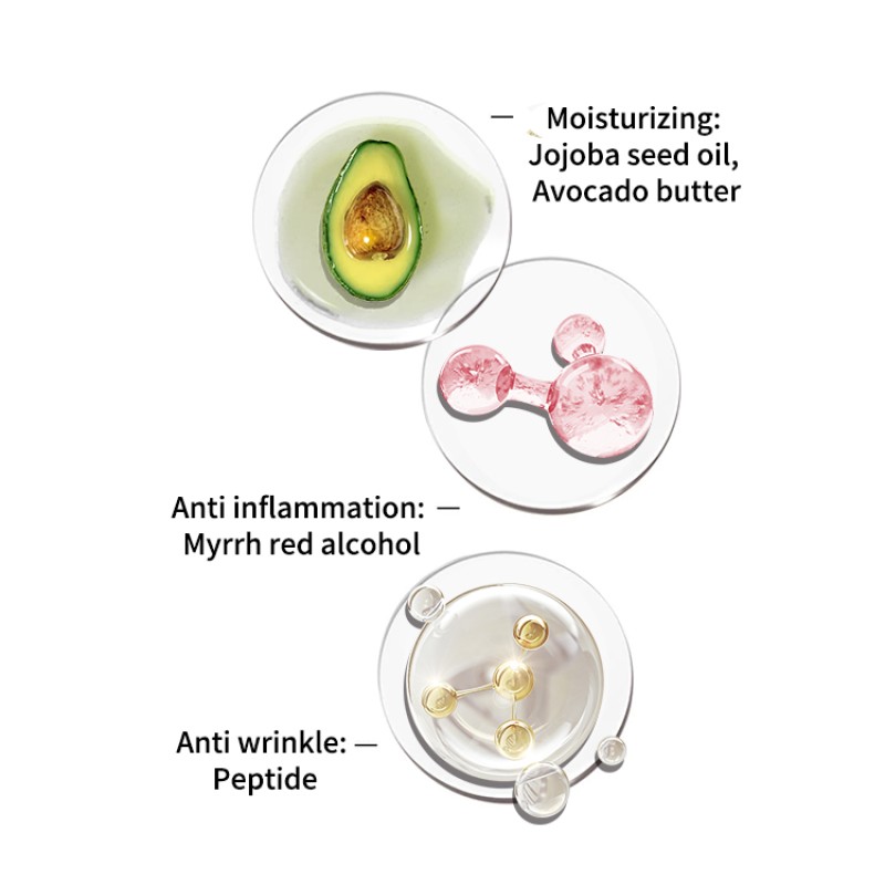 Men's Night Moisturizer Manufacturer - OEM PM Jojoba Seed Oil Avocado Butter Peptide Facial Cream