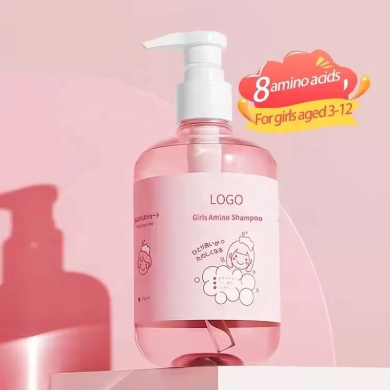 Kids Shampoo Wash Manufacturer - OEM Girls Amino Acid Gently Cleanses Moisturises Softens Hair