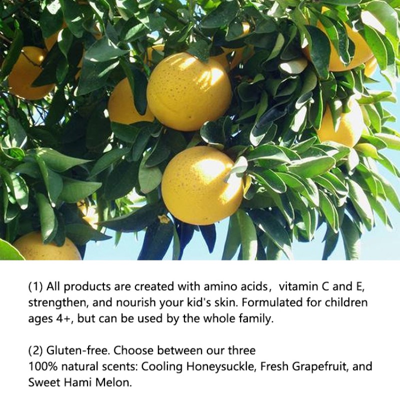 Multi-Vitamin Skin Care Set Manufacturer - OEM Private Label 100% Natural Scents Honey Suckle Grapefruit