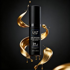 Men's Face Serum Manufacturer - OEM Simple AM/PM Firming Vitamin C Hyaluronic Acid Glycerin