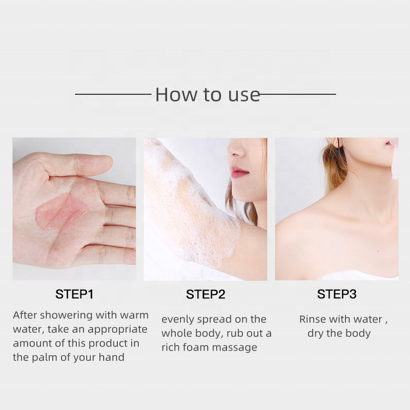 Goat Milk Shower Gel Manufacturer - OEM Free Sample Natural Strawberry Mint Hydrating Whitening