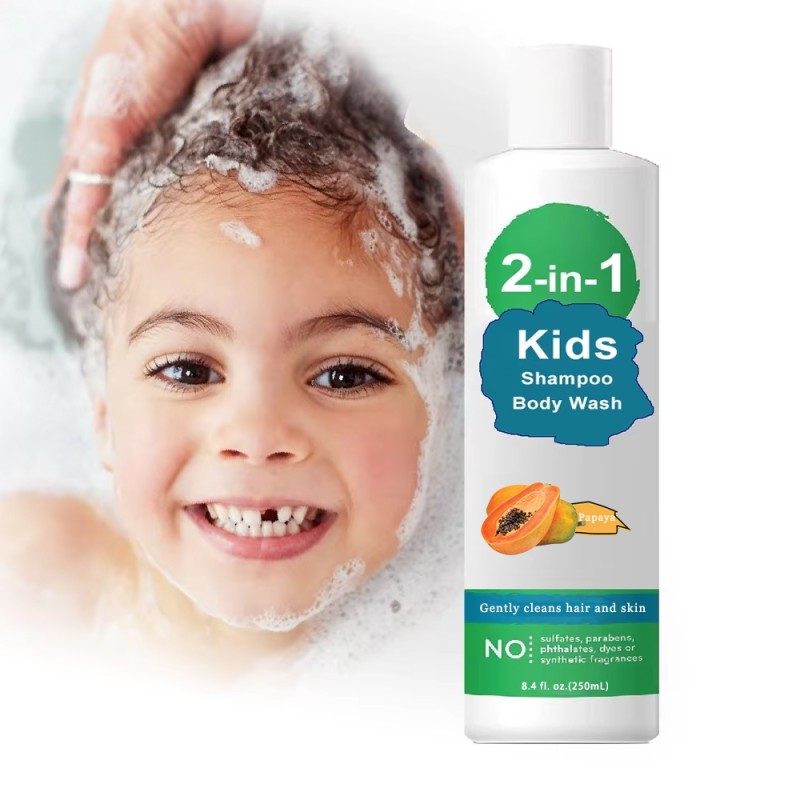Kids 2-in-1 Shampoo Manufacturer - OEM Factory Custom Gentle Cleaning Nourishing Sensitive Skin Care