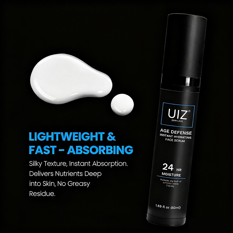 Men's Face Serum Manufacturer - OEM Simple AM/PM Firming Vitamin C Hyaluronic Acid Glycerin