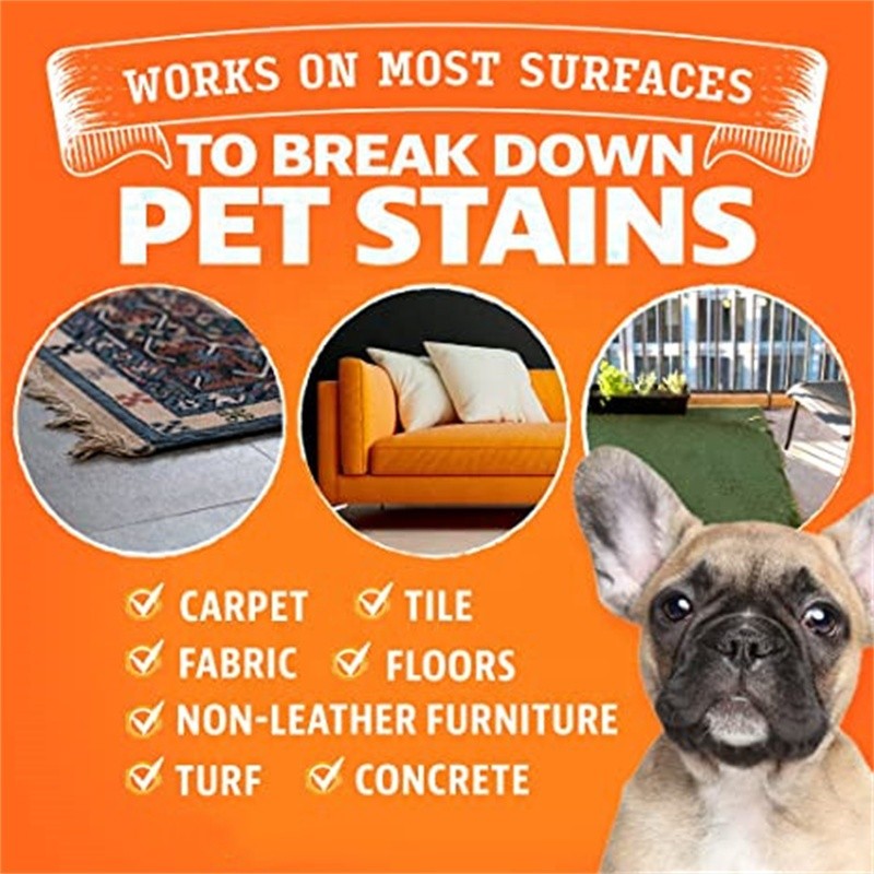 Dog Grooming Spray Manufacturer - OEM Citrus Scented Odor Eliminator Pet Stain Remover Carpet Cleaner