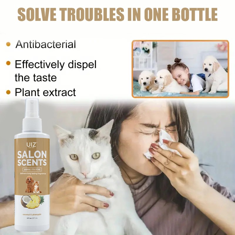 Pet Deodorant Spray Manufacturer - OEM Pet Remove Odor Elimination Fragrance Air Spray Grooming