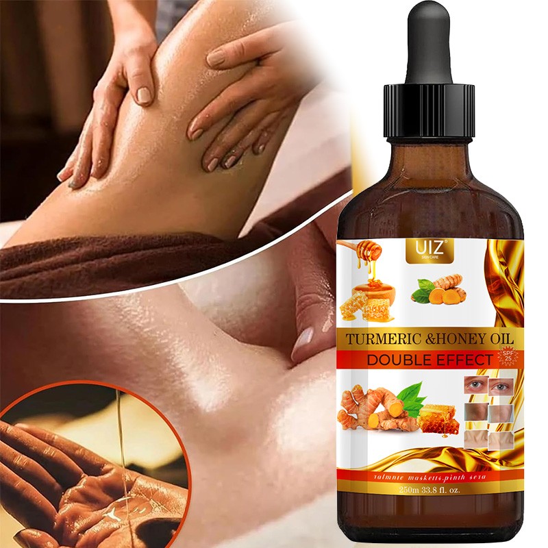 Turmeric Body Oil Manufacturer - OEM 100% Natural 250ml for Glass Skin Lightening Root Oil