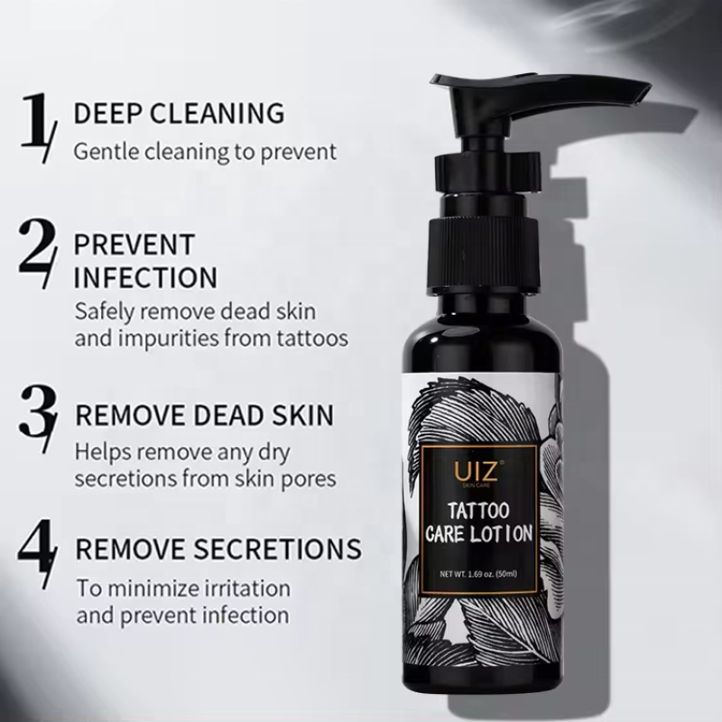 Tattoo Aftercare Lotion Manufacturer - OEM Soothing Color Brightening Repair Skin Moisturizer Healing