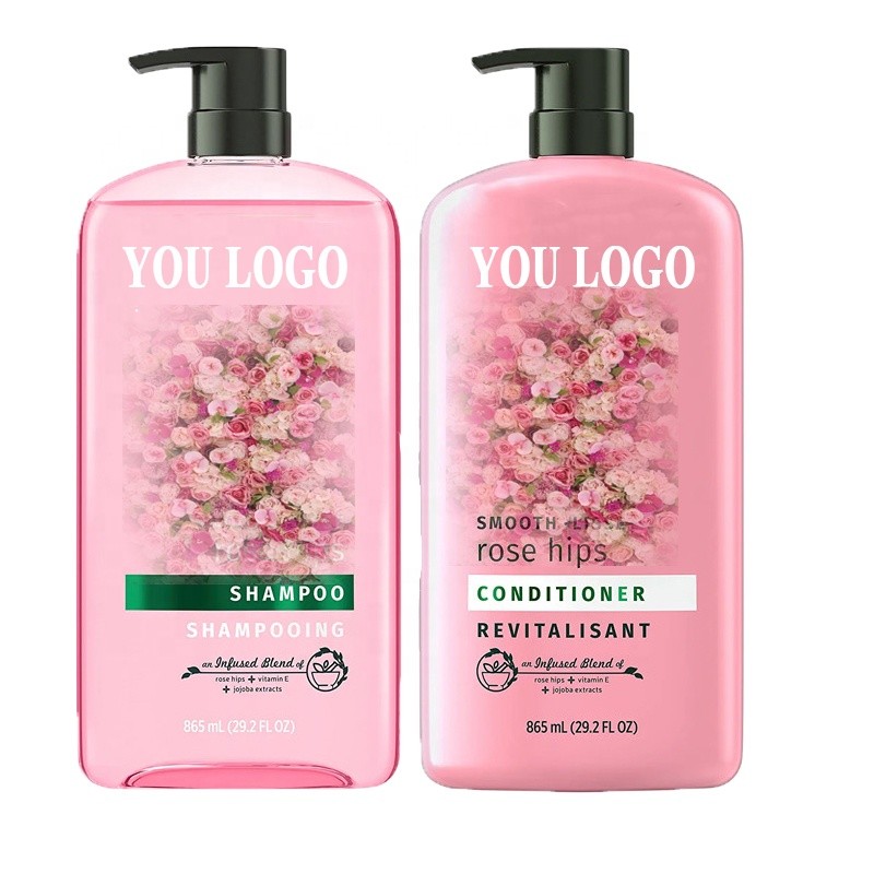 Herbal Shampoo Manufacturer - OEM/ODM Natural Vegan Rose Smooth Cheap Hair Wash